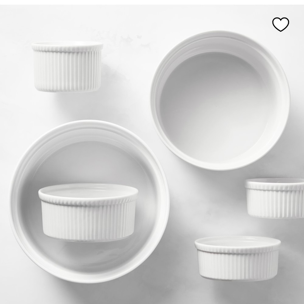 Apilco Porcelain Soufflé Dish - Picture 3 of 4